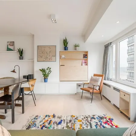 Modern And Bright Seaside App W Seaview & Terrace * Ostend